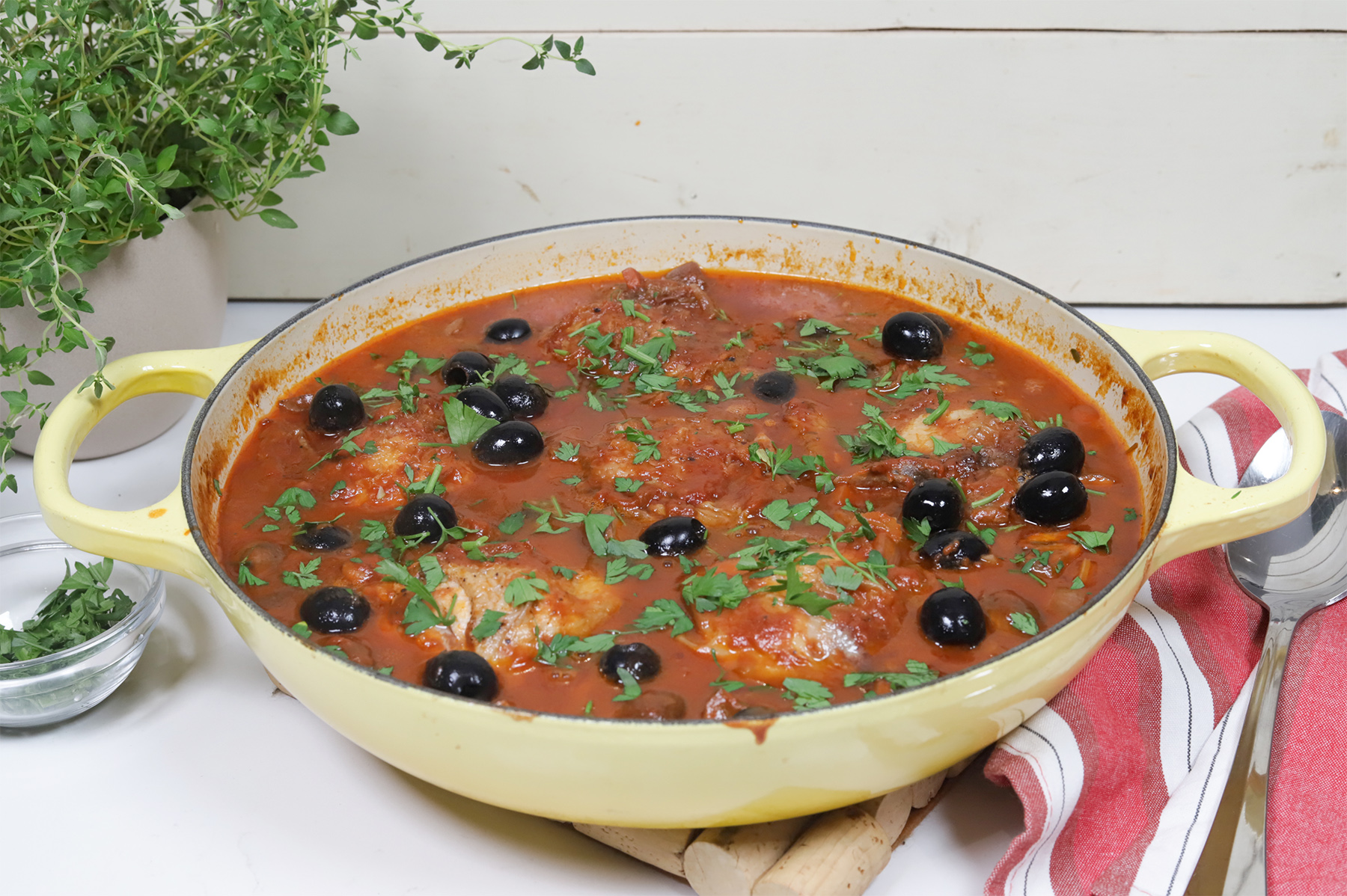 Receita de Frango à Caçadora (Pollo alla Cacciatora)