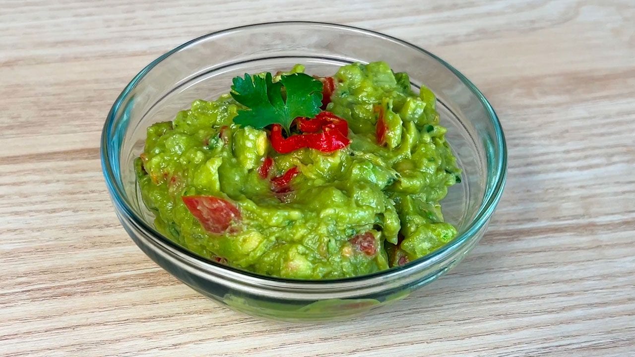 Receita de guacamole