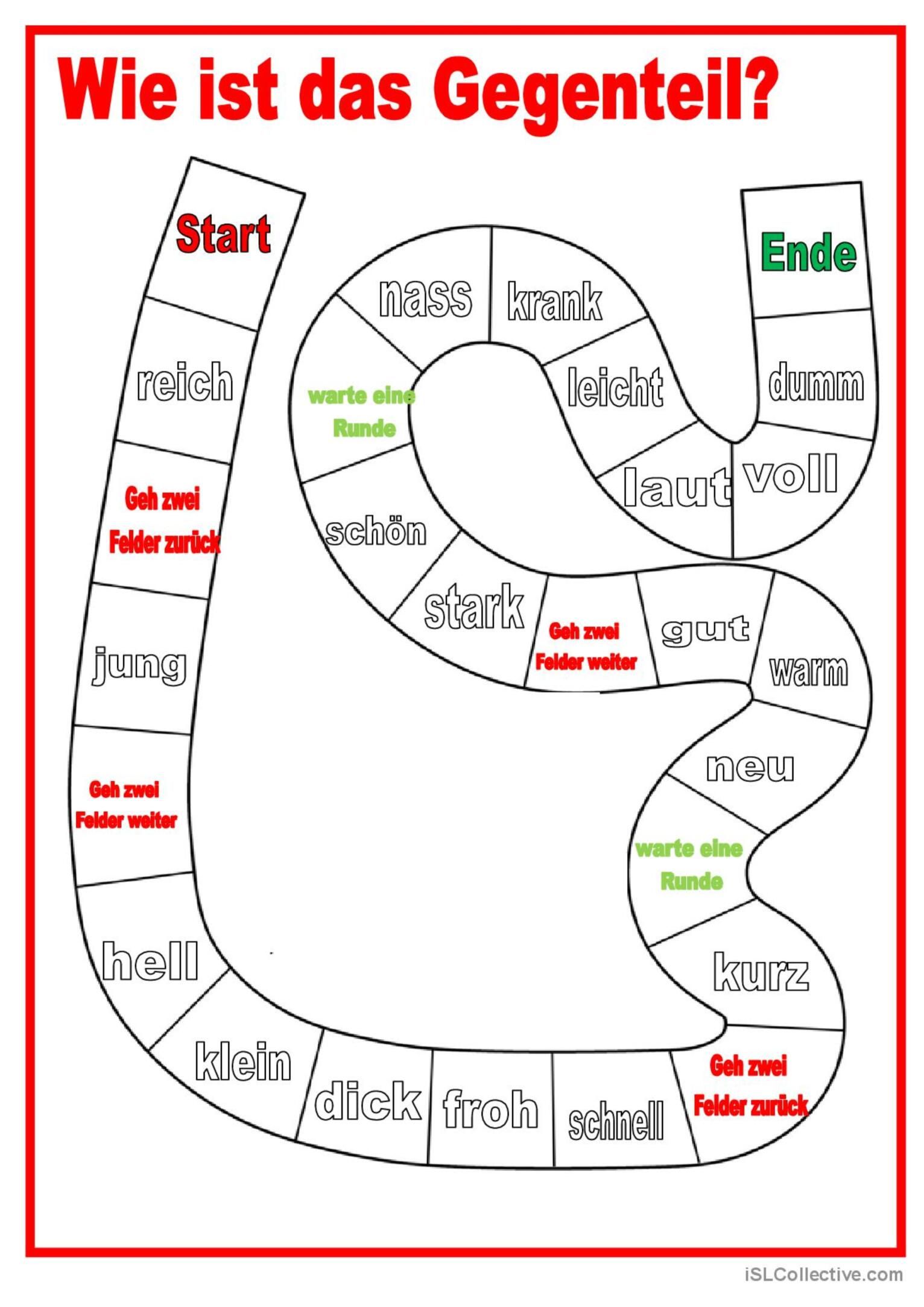 Brettspiel – Wie ist das Gegenteil?