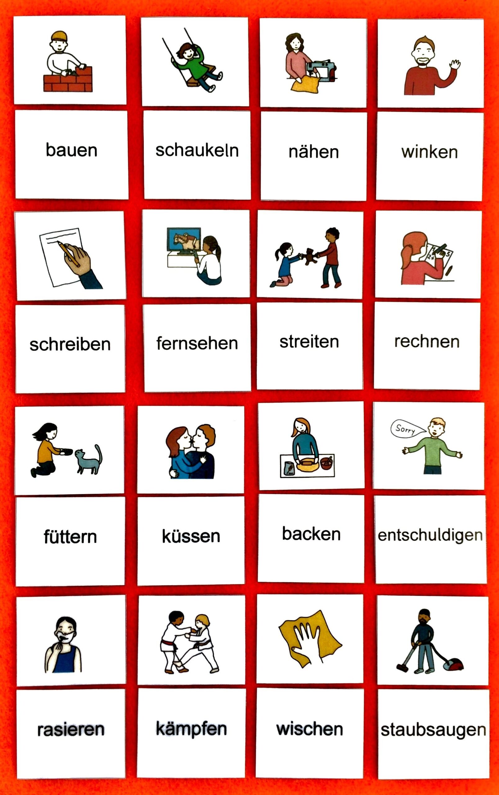 Wort-Bild-Karten