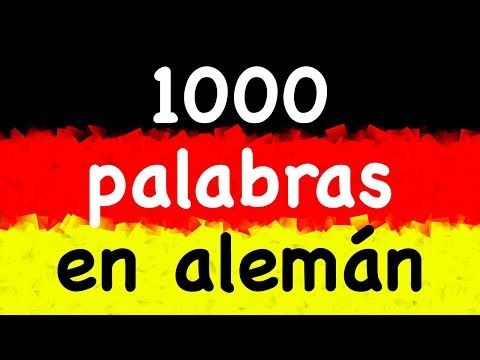 1000 palabras en alemán – aprender alemán con un nativo (3 horas)