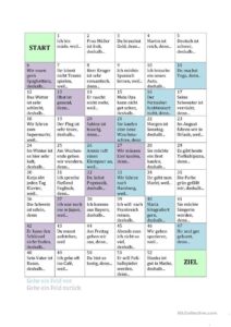 Spiel denn/weil/deshalb