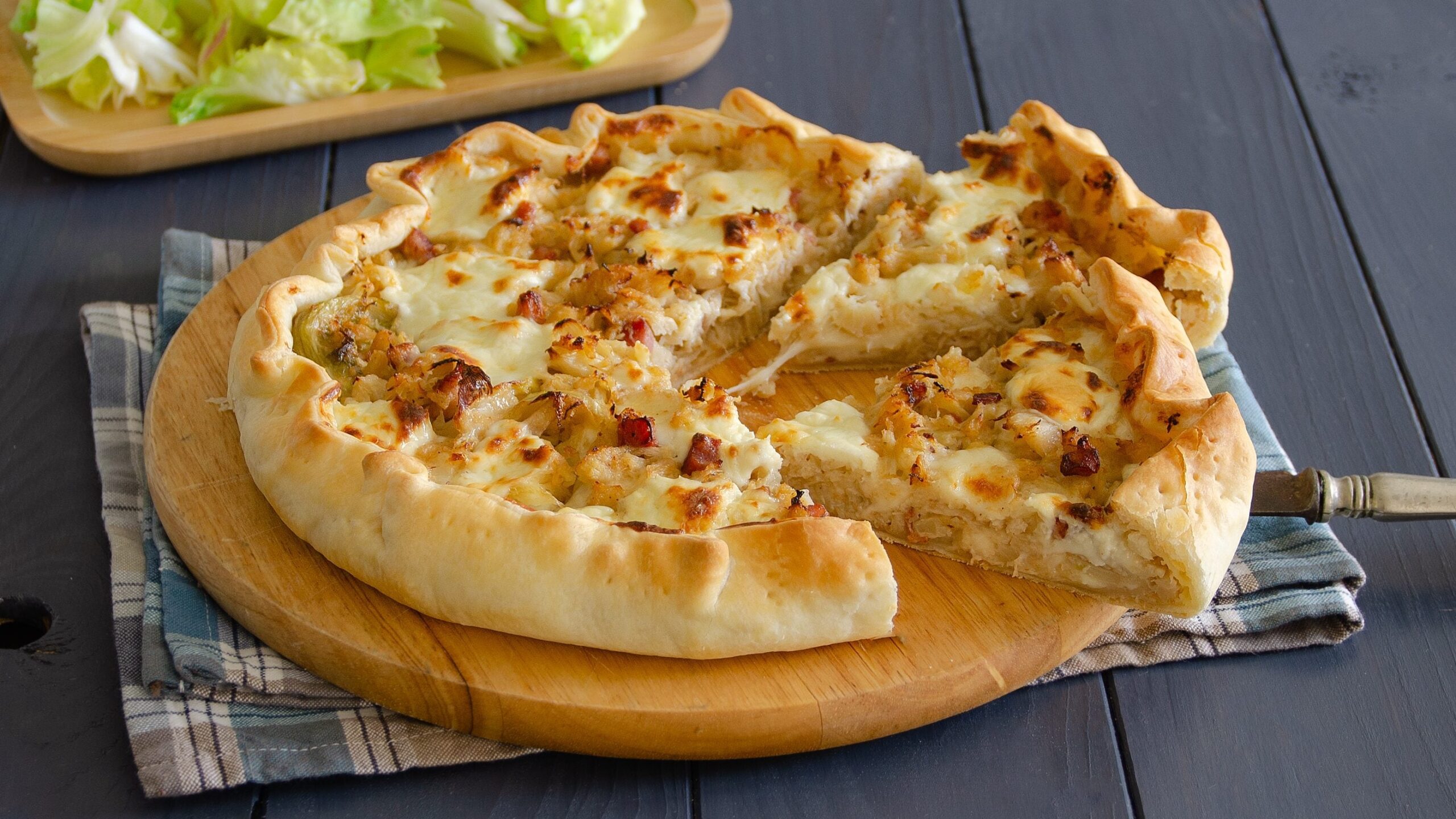 Torta saborosa de couve-flor: a receita